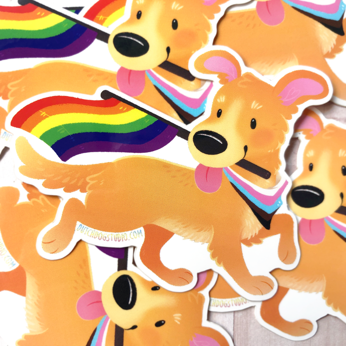 Sticker: Pride Puppy
