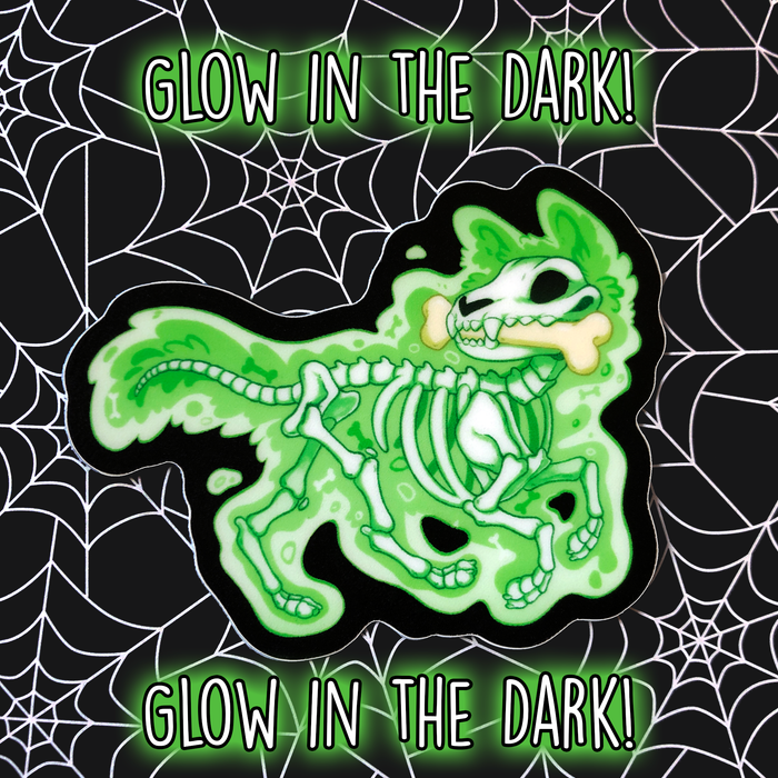 Sticker: Bone Thief *Glow in the Dark*