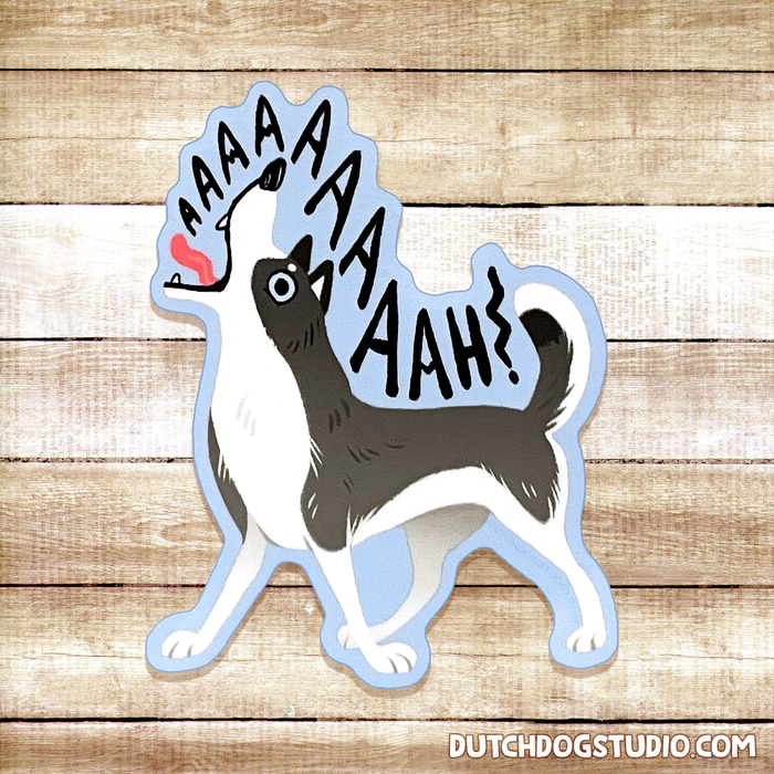 Sticker: Aaah! Husky