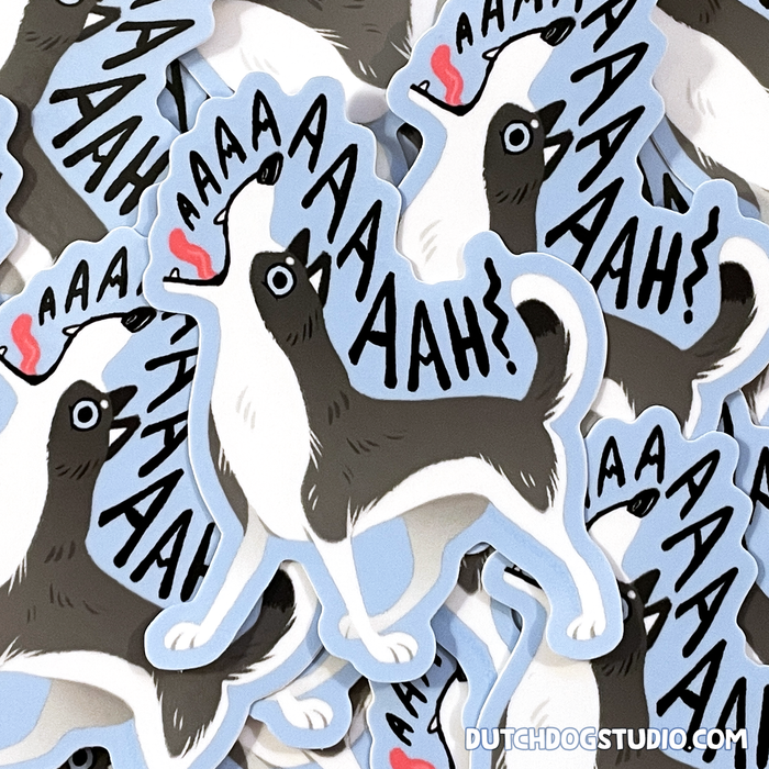 Sticker: Aaah! Husky