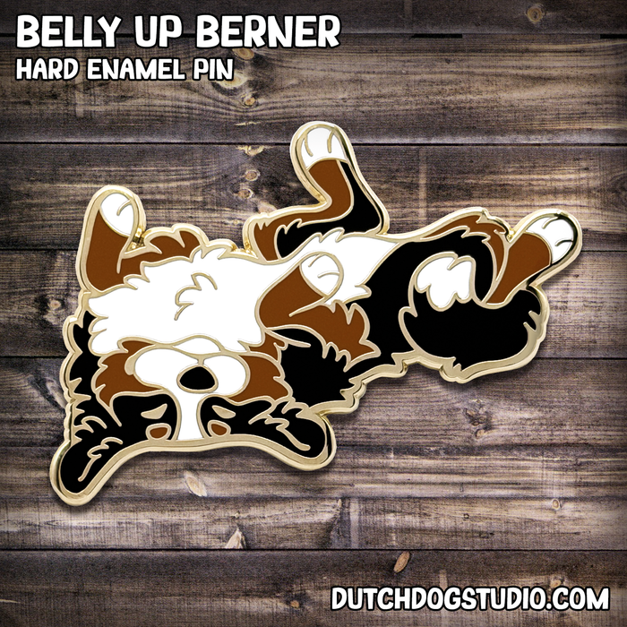 Enamel Pin: Belly Up Berner