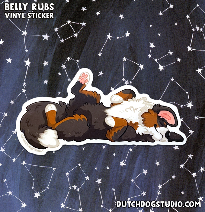 Sticker: Ready for Belly Rubs