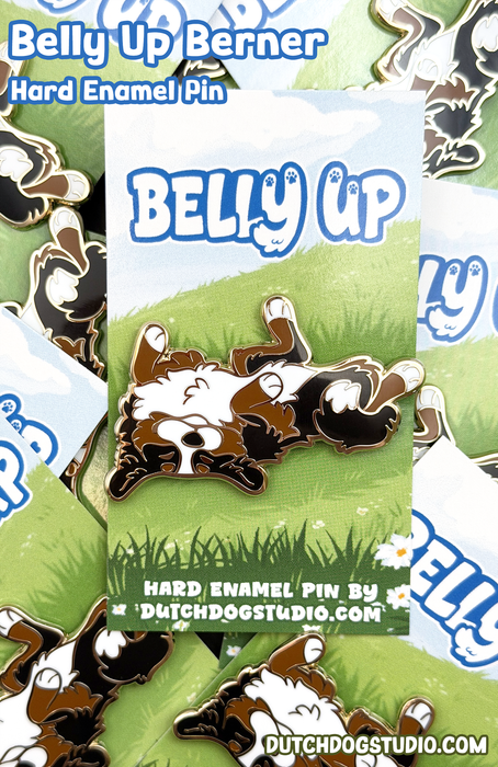 Enamel Pin: Belly Up Berner