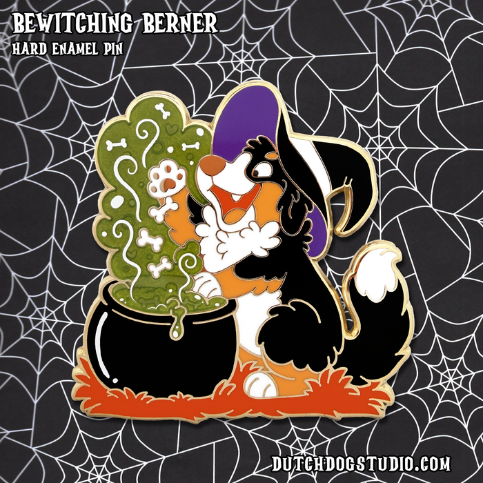 Enamel Pin: Bewitching Berner