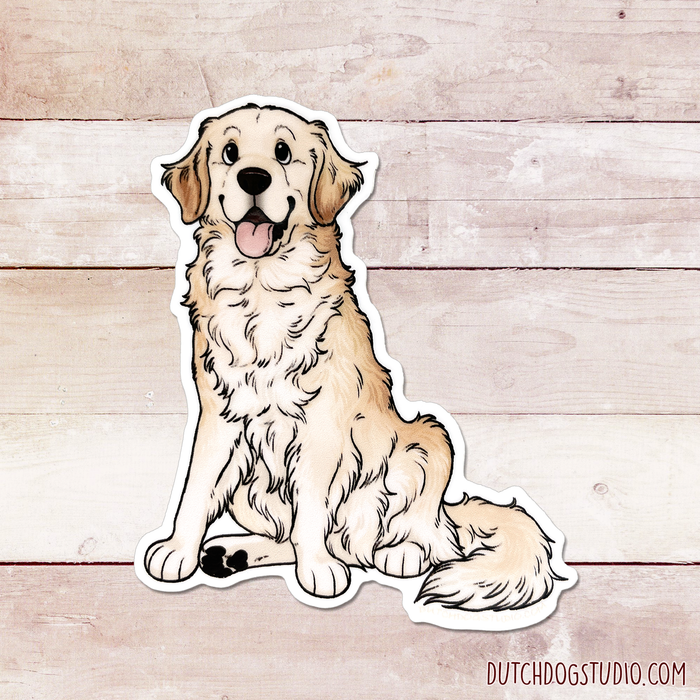 Sticker: Golden Retriever