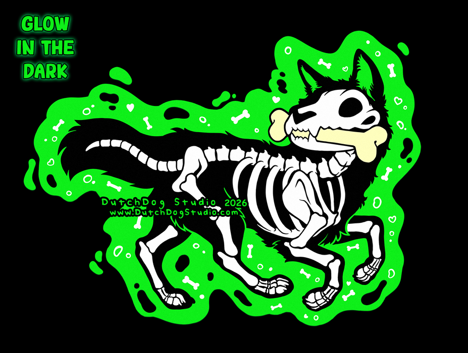 [PRE-ORDER] T-Shirt: Bone Thief (glow in the dark)