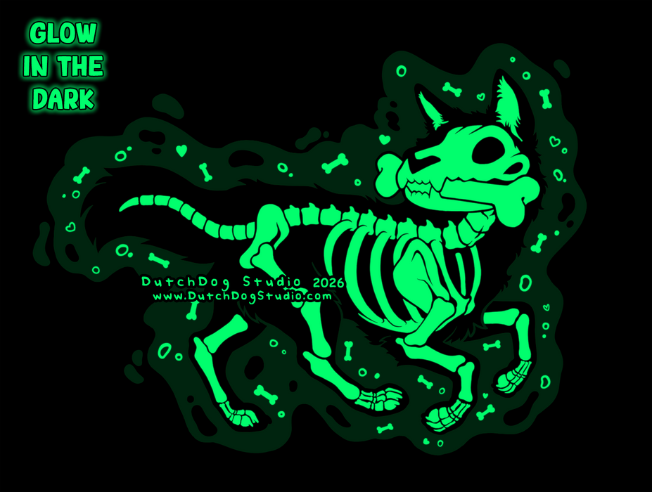 [PRE-ORDER] T-Shirt: Bone Thief (glow in the dark)