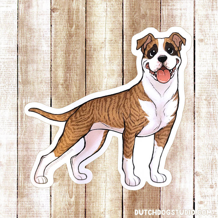 Sticker: Brindle Bully