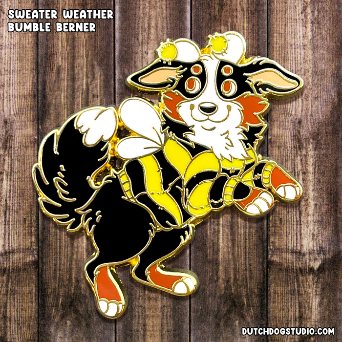 Enamel Pin: Sweater Weather - Berner