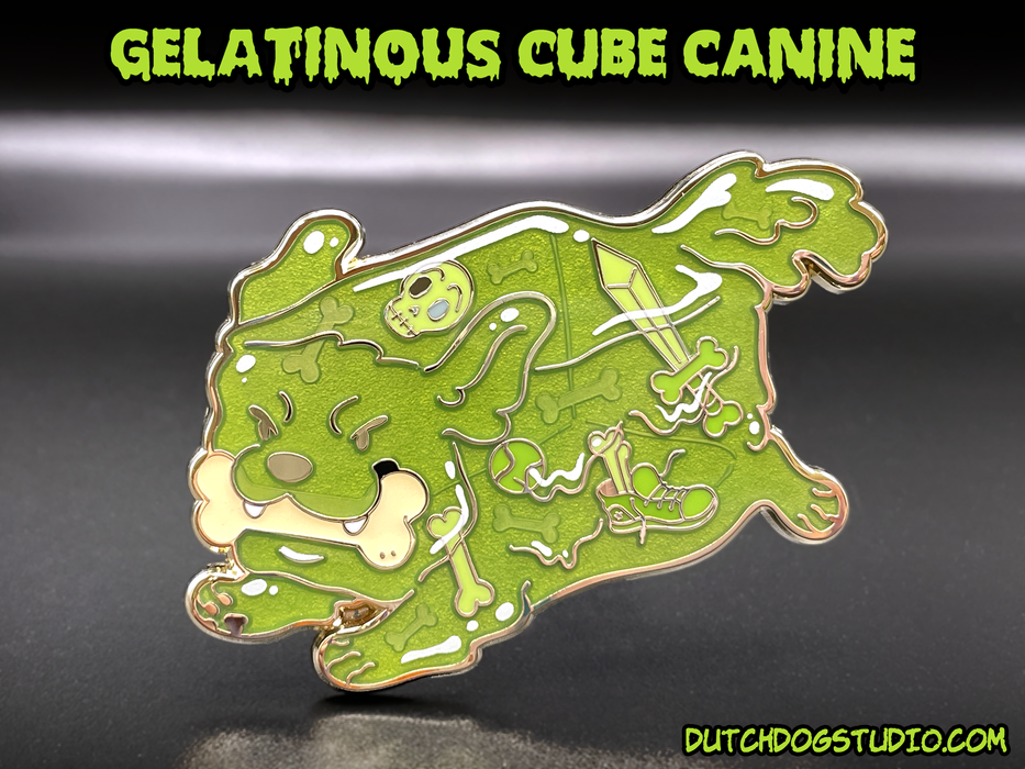 Enamel Pin: Gelatinous Cube Canine