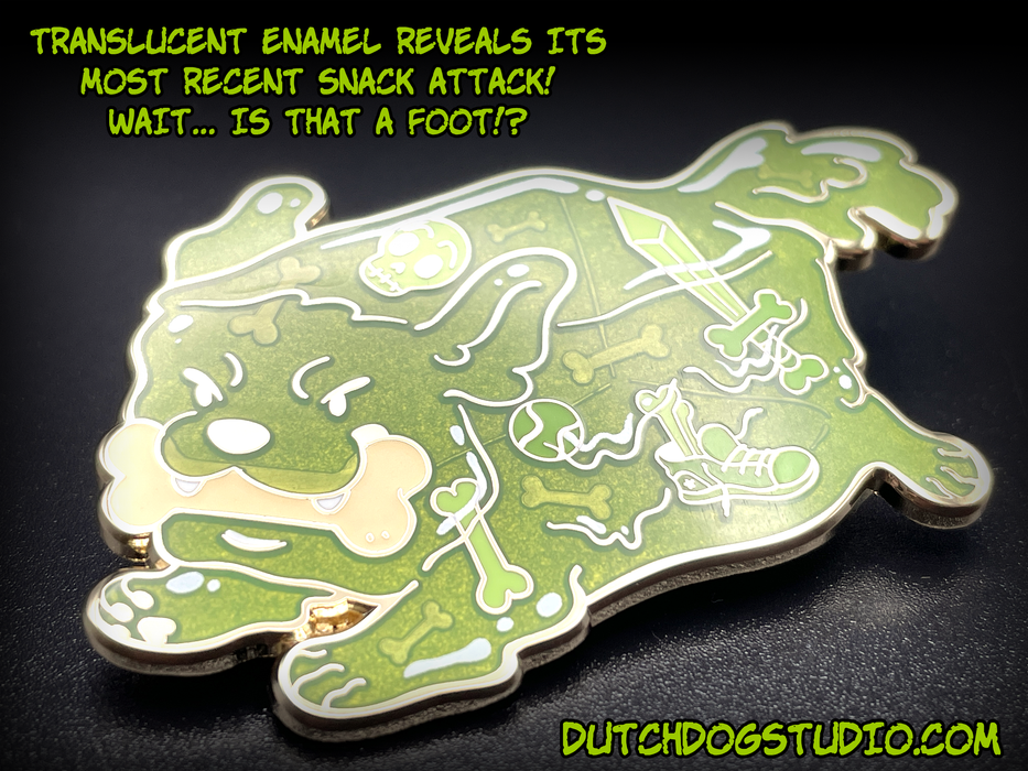 Enamel Pin: Gelatinous Cube Canine