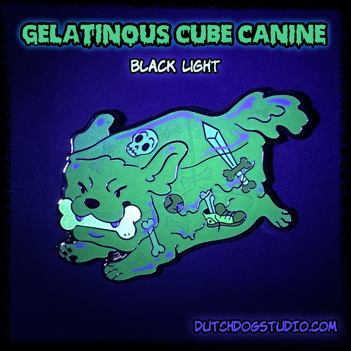 Enamel Pin: Gelatinous Cube Canine