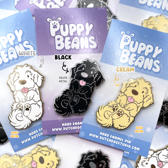 Puppy Beans - Doodle Poodle (Black)