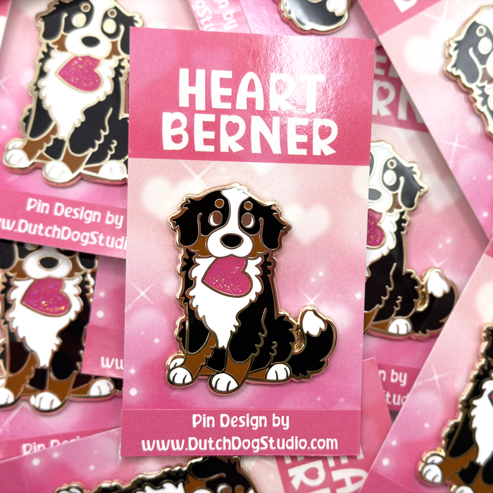 Enamel Pin: Heart Berner