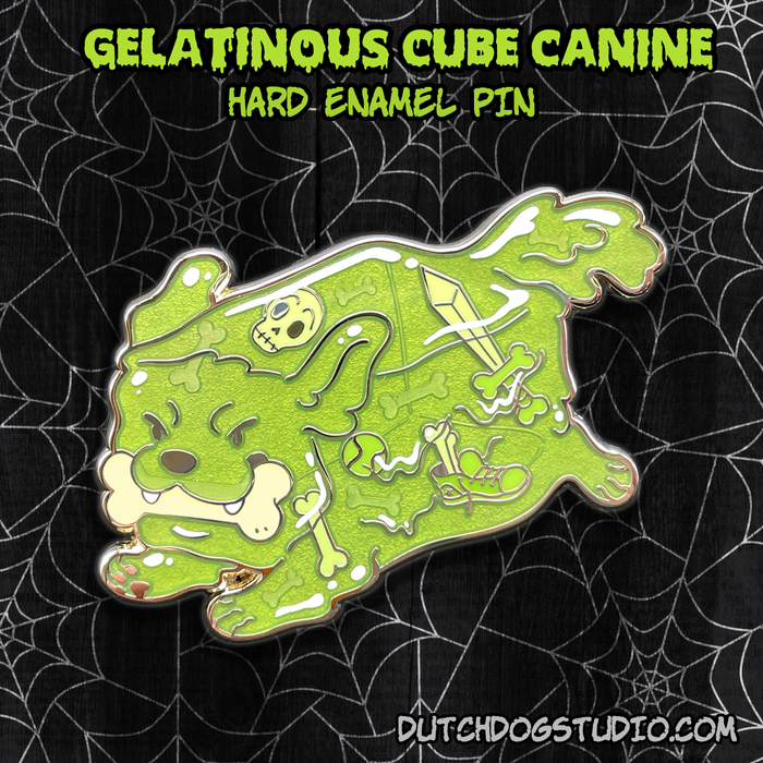 Enamel Pin: Gelatinous Cube Canine