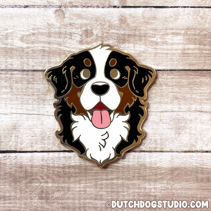 Enamel Pin: Berner Pup