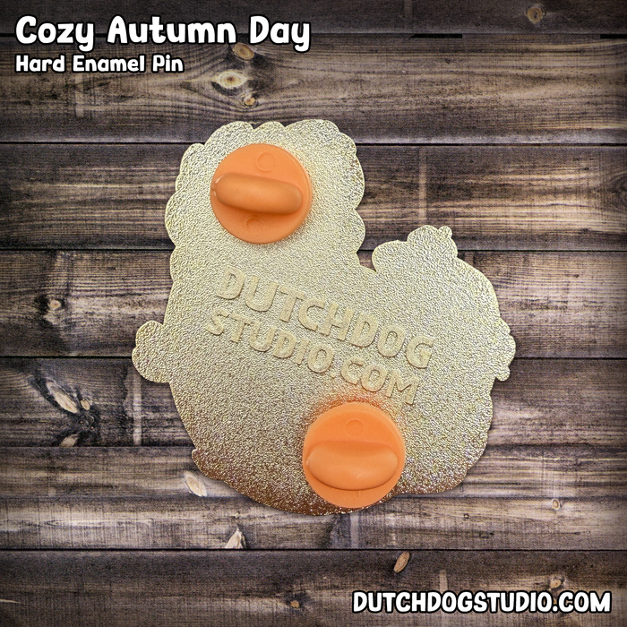 Enamel Pin: Cozy Autumn Day