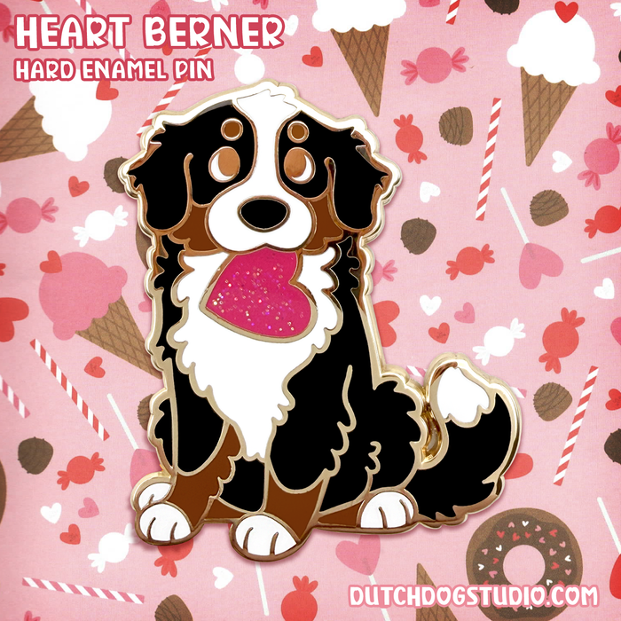 Enamel Pin: Heart Berner