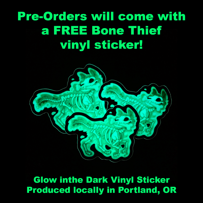 [PRE-ORDER] T-Shirt: Bone Thief (glow in the dark)