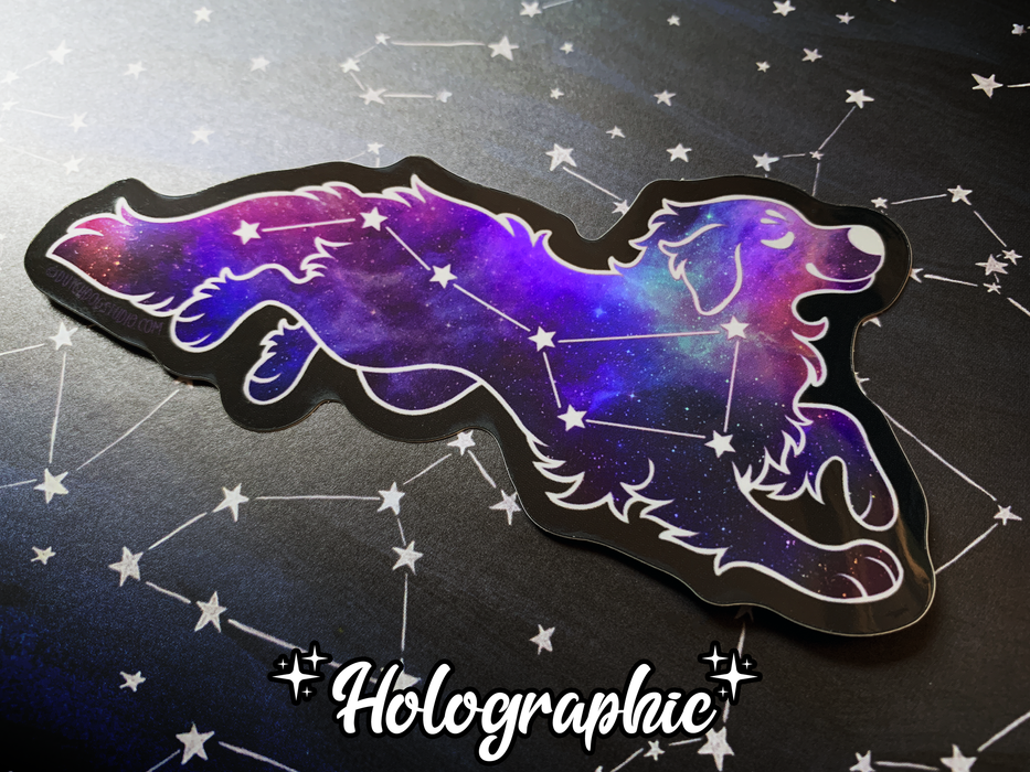 Sticker: Forever Running Among the Stars (Holographic)