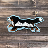 Sticker: Running Mt Dog | Small