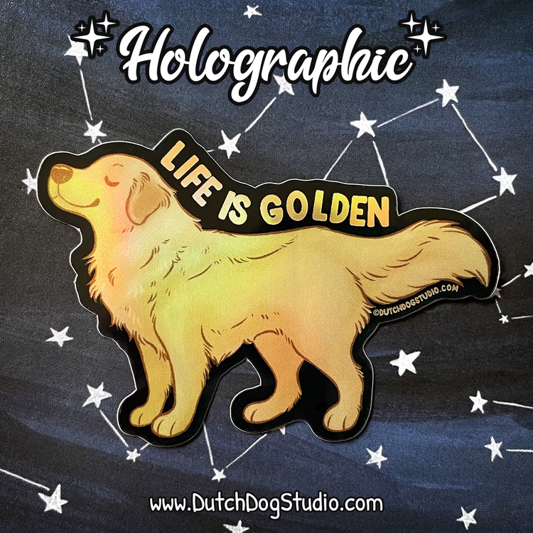 Sticker: Life is Golden | Small