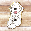 Puppy Beans - Doodle Poodle (White)