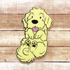 Puppy Beans - Doodle Poodle (White)
