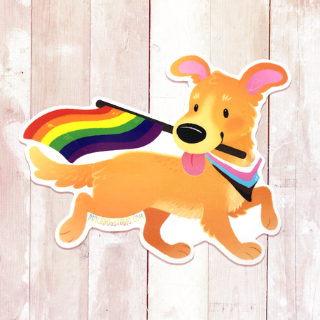 Sticker: Pride Puppy